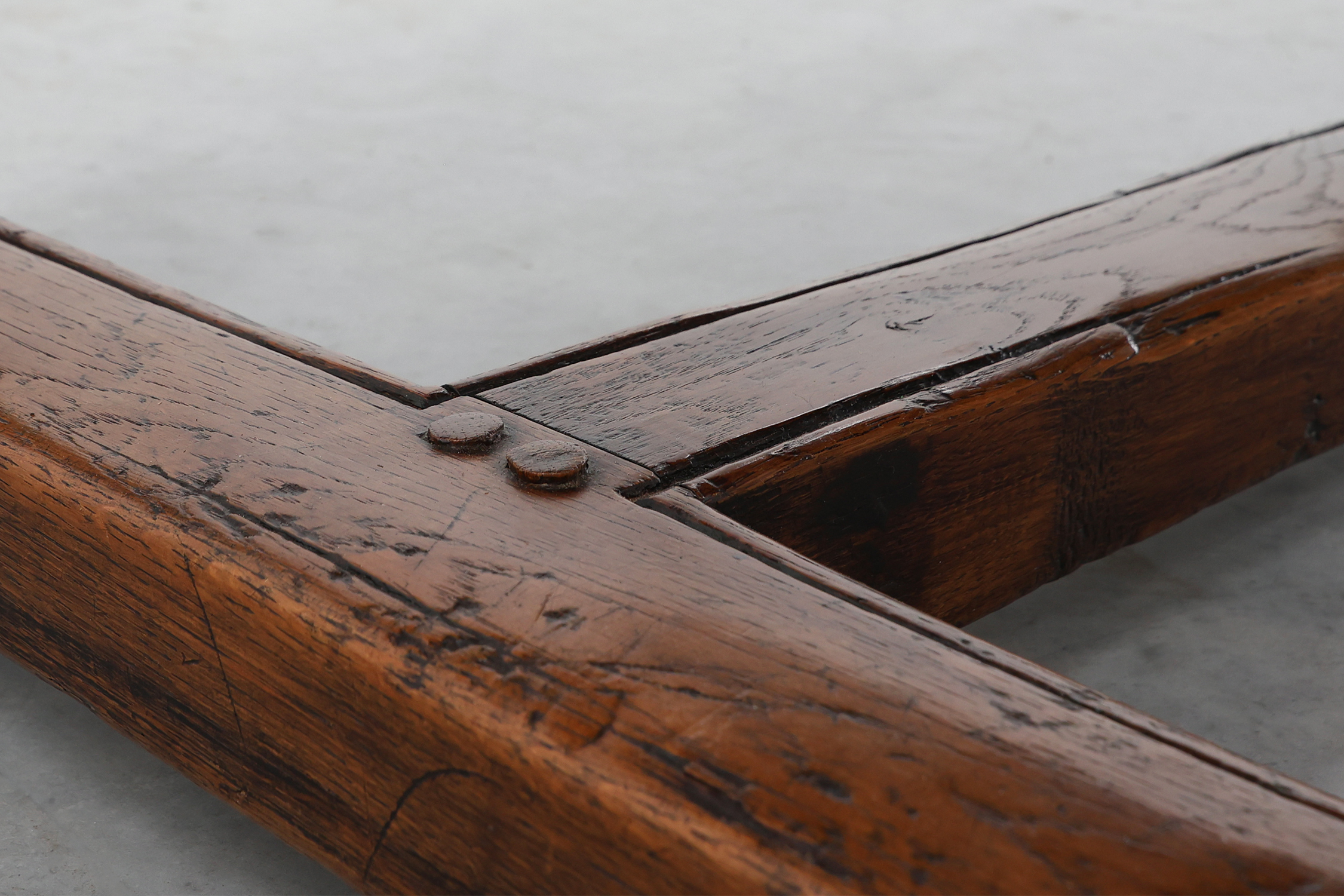 Large French Oak Refectory Dining Table, Renaissance Revival, circa 1880thumbnail